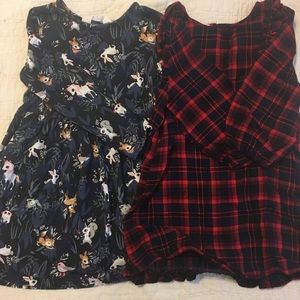 4T Winter holiday dresses